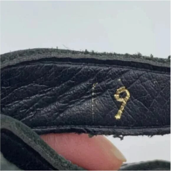 SAS Leather Caress Black Ortho Comfort Sandals Size 9 - Picture 8 of 10